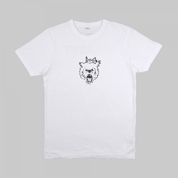 T-shirt blanc imprimé ★ Full On Bear