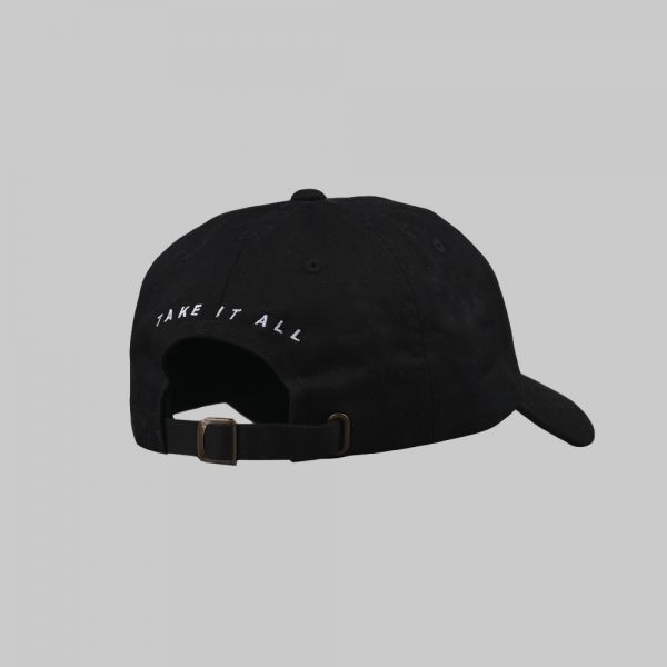 Full Name Logo ★ embroidered black cap