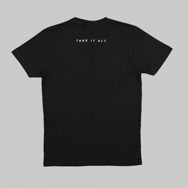 Full Name Logo ★ printed black T shirt