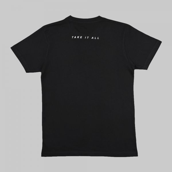 Camiseta negra estampada ★ Full Moon Jungle