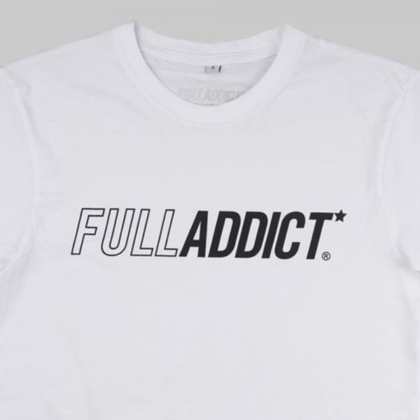 Full Name Logo ★ printed white T shirt