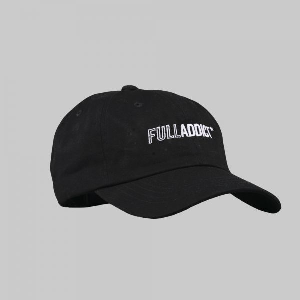 Full Name Logo ★ embroidered black cap