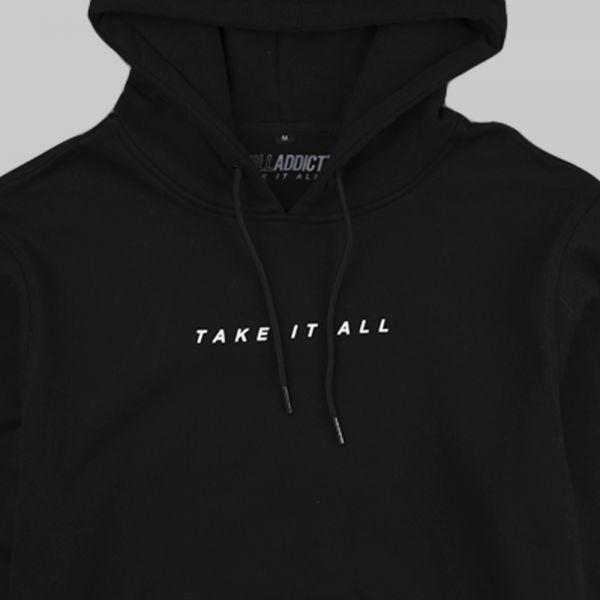 Full Gear Rabbit ★ printed black hoodie