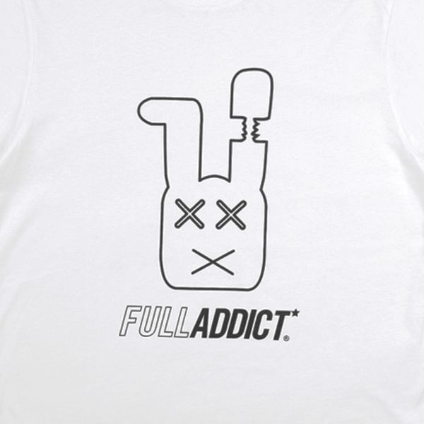 Full Gear Rabbit ★ printed white T shirt