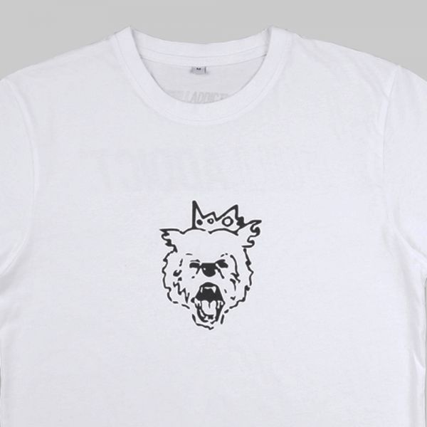 Bedrucktes weißes T-Shirt ★ Full On Bear