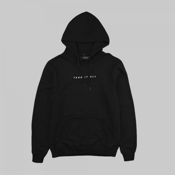 Full Gear Rabbit ★ printed black hoodie