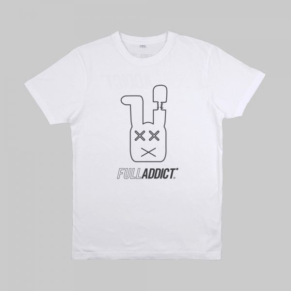 Full Gear Rabbit ★ printed white T shirt