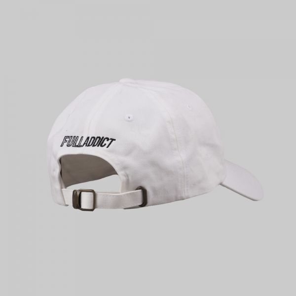 Full Initials Logo ★ embroidered white cap