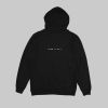 Full Name Logo ★ printed black hoodie