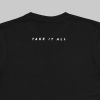 Full Name Logo ★ printed black T shirt