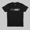 Full Name Logo ★ printed black T shirt
