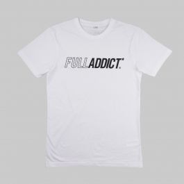 Unisex White T shirt with Printed Brand 