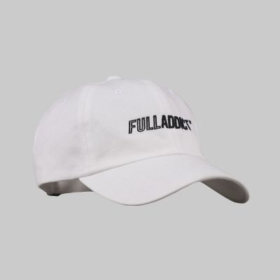 Casquette blanche brodée ★ Full Name Logo