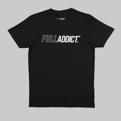 T-shirt noir imprimé ★ Full Name Logo